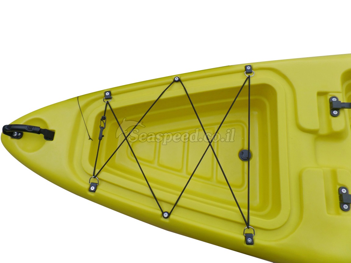 Bow storeage with scupper(lid open)